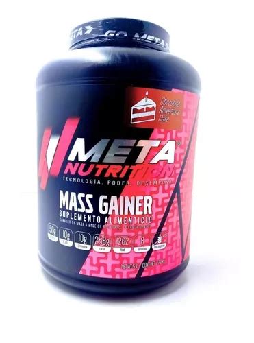 Proteina Meta Nutrition Ganador Mass Gainer 6 Libras 2 7 Kg Sabor