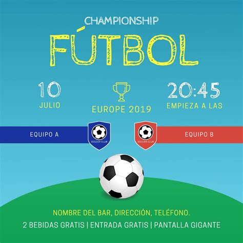 Carteles Para Promocionar Partidos De Fútbol En Un Bar