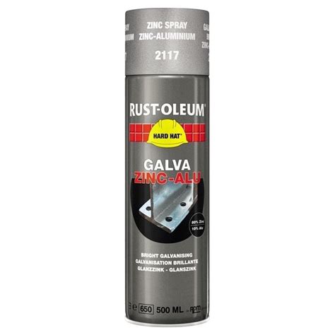 Rust Oleum Galva Zinc Alu Bright Galvanising Spray Paint 500ml Rsis