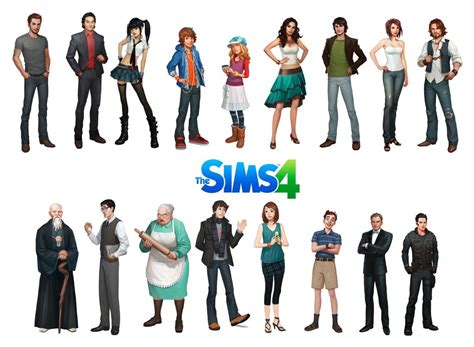sims community  sims  character art style concept  jason