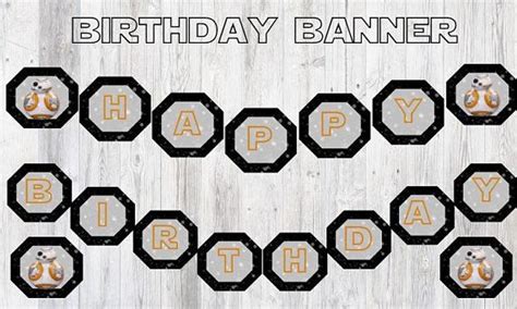 Star Wars Birthday Banner Star Wars Birthday Star Wars | Etsy ...