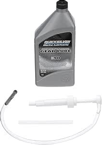 Quicksilver 8M0222069 SAE 90 High Performance Gear Lube And Pump Kit