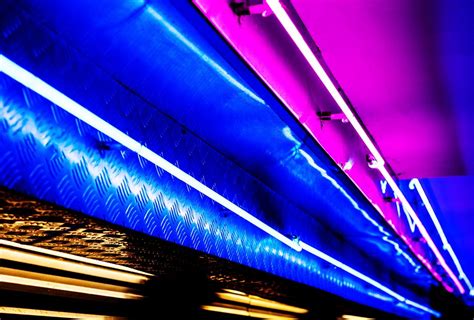 Bright neon lights ceiling | Free Photo - rawpixel