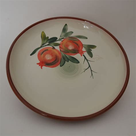 Ceramic Handmade Salad Bowl Pomegranate 28cm Limberidis Ceramics Buy