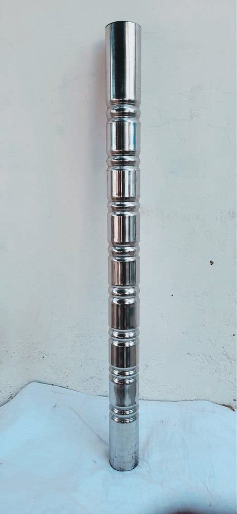 Pipe Silver 202Stainless Steel Railing Pillar For Home Material Grade