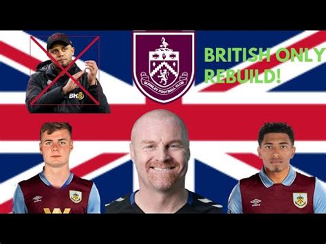 BURNLEY REBUILD BRITISH AND IRISH PLAYERS ONLY FC 24 YouTube