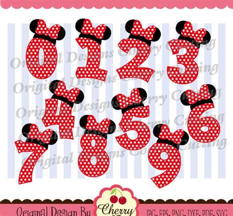 Minnie Mouse Numbers