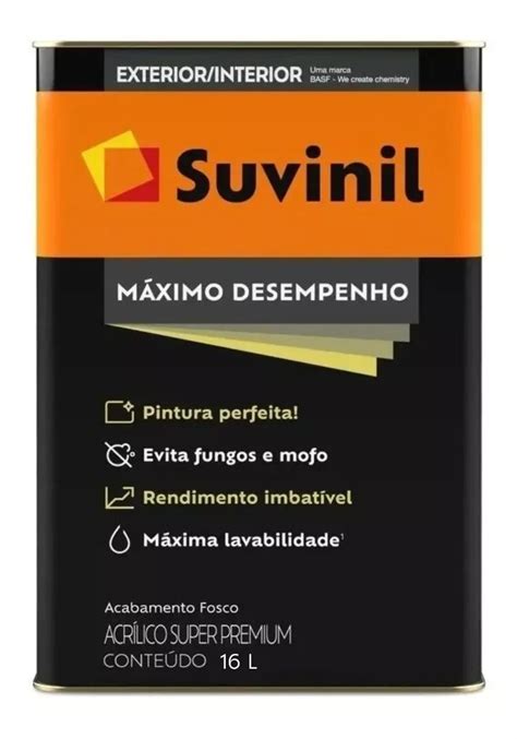 Tinta Acrilica Anti Mofo Fosco Completo Suvinil 16l Cores Mebuscar Brasil