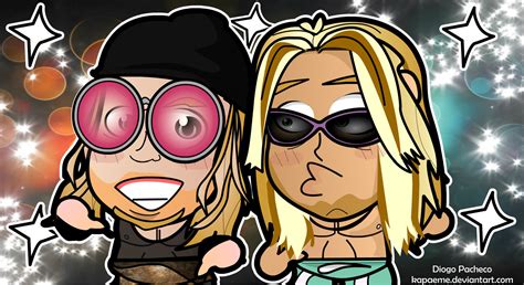 Edge And Christian Wwe Chibi Wallpaper By Kapaeme On Deviantart