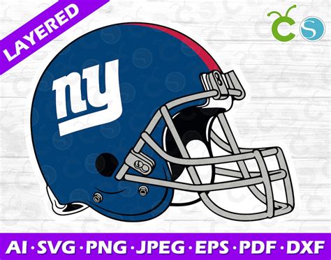 New York Giants Helmet 2 Svg Png Giants Svg New York | Etsy