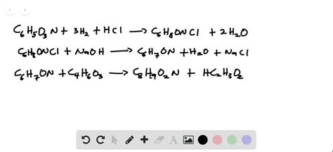 Solved The Aspirin Substitute Acetaminophen C H O N Is Produced By