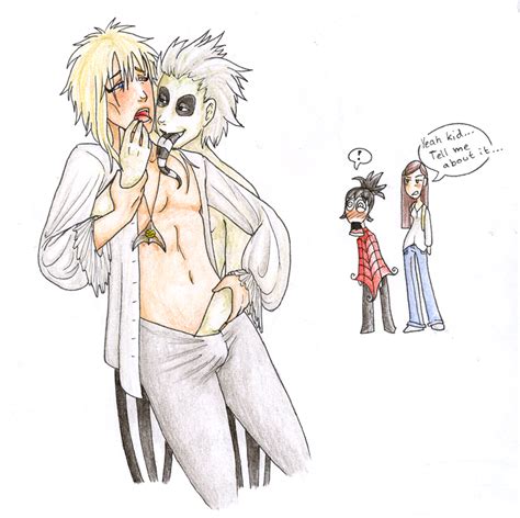 Rule 34 Beetlejuice Beetlejuice Character Clothing Crossover David Bowie Jareth Jennifer