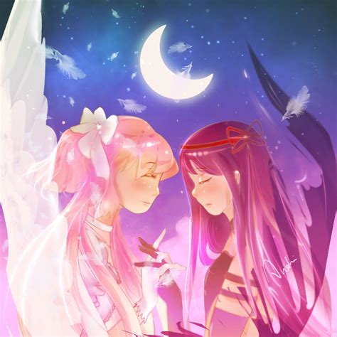 Madoka and Homura fanart : r/fanart