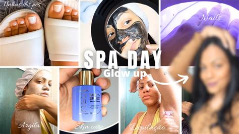 SPA DAY Relaxante Completo Skin Care Unhas E Rotina Capilar GLOW