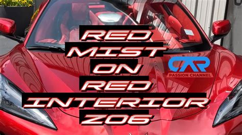 2022 Corvette Z06 Red Mist Metallic Tintcoat Adrenaline Red