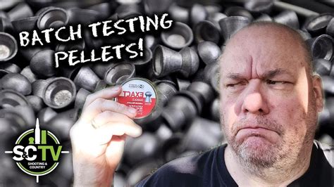 S C Tv Gary Chillingworth Batch Testing Air Rifle Pellets Youtube