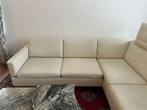 Eck Sofa Echt Leder Cremefarben Marke Br Hl Kaufen Auf Ricardo