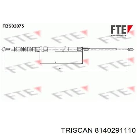 1K0609721BD VAG трос ручного тормоза задний правый/левый