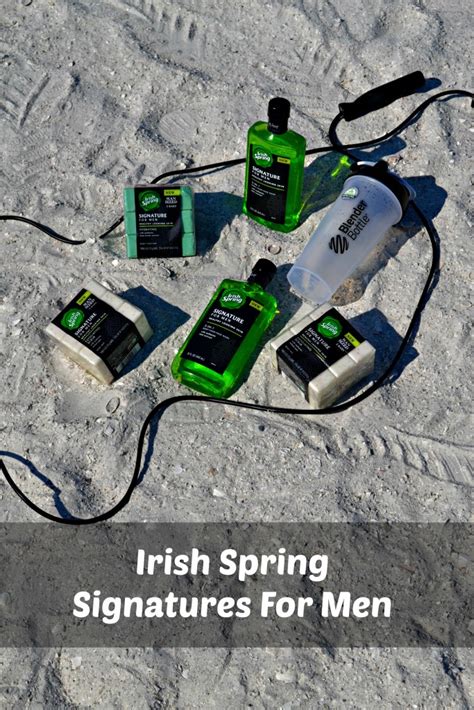 The New Irish Spring Signature For Men Line