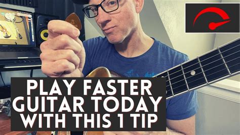 Play Faster Guitar With This Tip Youtube