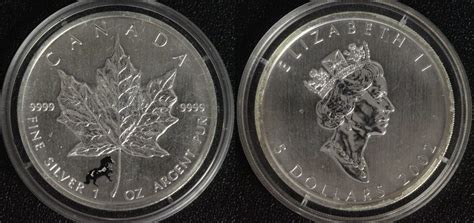 Canada Dollars Pferd Maple Leaf Unze Silber