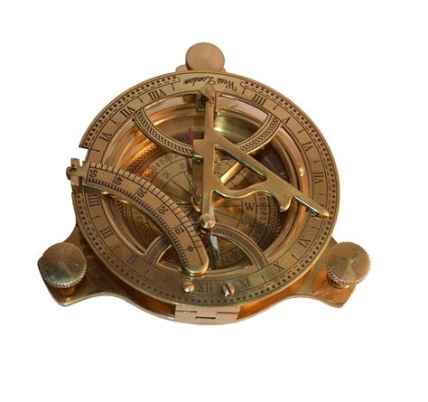 Solid Brass Sundial Compass 3 Inches Etsy