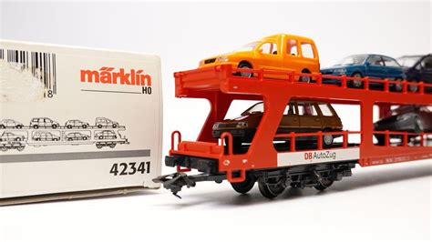 e4 Märklin 42341 DB Autotransportwagen mit Autos Kaufen auf Ricardo