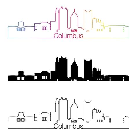 Columbus skyline Stock Vectors, Royalty Free Columbus skyline ...