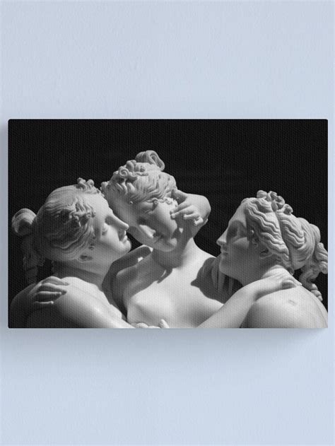 The Three Graces Le Tre Grazie By Antonio Canova Canvas Print For