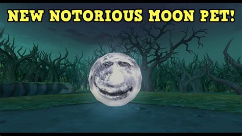 Wizard101 New Notorious Moon Pet Youtube