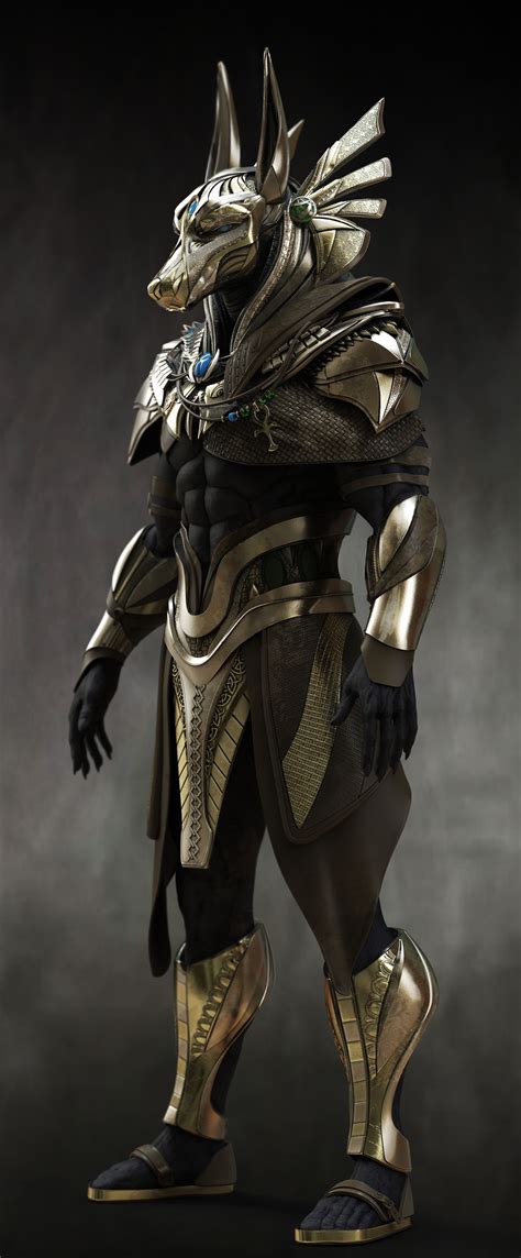 Anubis Richie Mason Anubis Egyptian Gods Egypt Concept Art