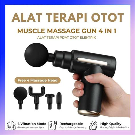 Jual Alat Pijat Elektrik Getar 4in1 Pundak Punggung BahuTangan Massage