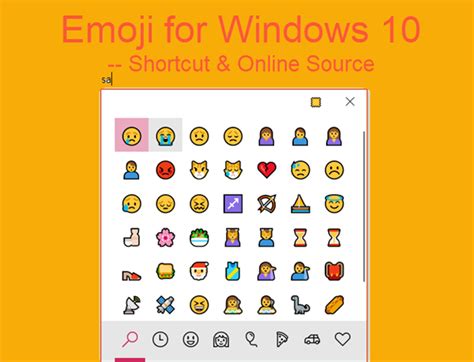 How to Use Emoji for Windows 10 with Shortcut or Online Source