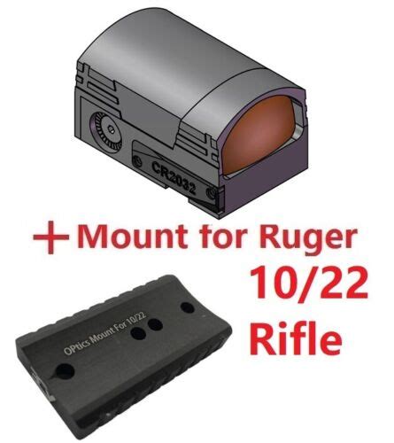 Ade Rd Red Dot Sight Optic Mounting Plate For Ruger Rifle