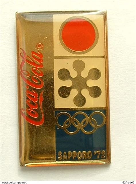 Coca Cola PIN S COCA COLA J O SAPPORO 72 ECRITURE ROUGE