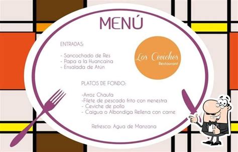 Menu At Los Ceviches Restaurant Chimbote