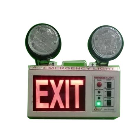 Agni LED Fire Emergency Exit Light Mounting Type Wall Mounting At