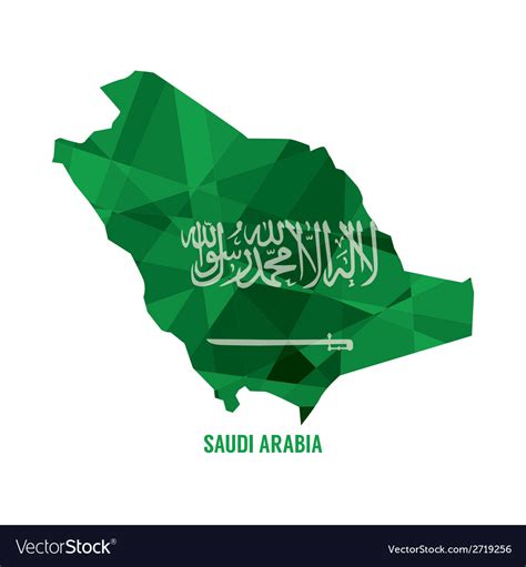 Map Saudi Arabia Royalty Free Vector Image Vectorstock