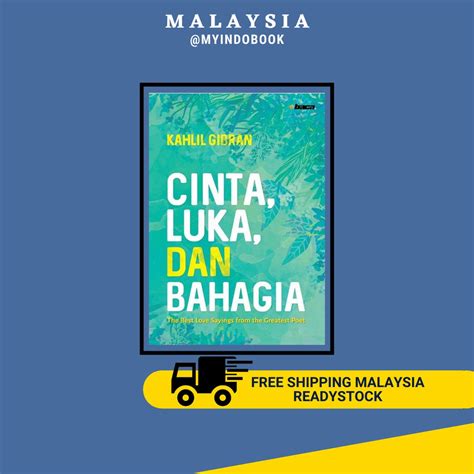 Cinta Luka Dan Bahagia By Kahlil Gibran Shopee Malaysia