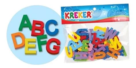 Set Letras De Goma Eva Kreker Formemos Palabras Kreker Juegos De Mesa