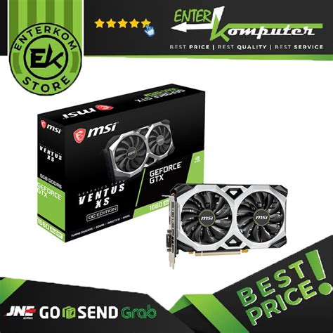 Msi Geforce Gtx 1660 Super 6gb Ddr6 Ventus Xs Oc Enterkomputer Jual