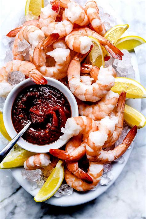 Easy Shrimp Cocktail (with Homemade Cocktail Sauce!) - foodiecrush .com