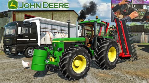 John Deere 3x50 In Action Logitech G29 And Control Panel Gameplay