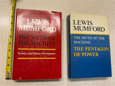 MYTH OF THE MACHINE 2 VOLUMES TECHNICS AND HUMAN DEVELOPMENT