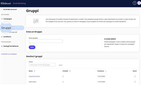 Cosa Sono I Gruppi Nellemail Marketing Di Siteground E Come Funzionano Siteground Kb