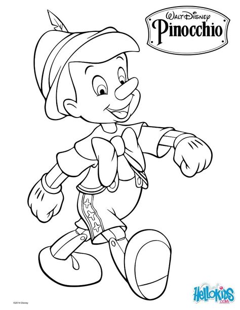 Pinocchio Disney Disegni Da Colorare Migliori Pagine Da Colorare