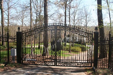 Iron Entrance Gates Birmingham AL - Allen Iron Works | Birmingham AL