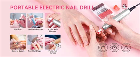 Saviland Acrylic Nail Kit With Drill Professional Nail Kit Acrylic Set