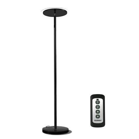 Tenergy Torchiere Dimmable Led Floor Lamp Remote Controlled 30w 150w Equivalent Standing Lamp