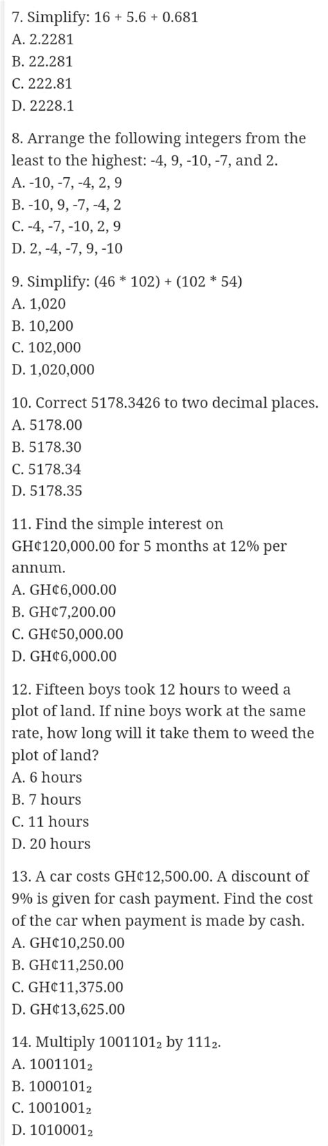 Ai Predicts Bece Mathematics Questions Ghana Education News